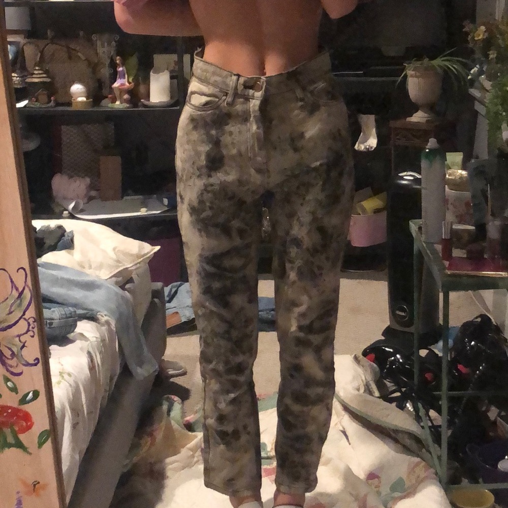 BDG Urban Outfitters High Waisted Tie-Dye Jeans